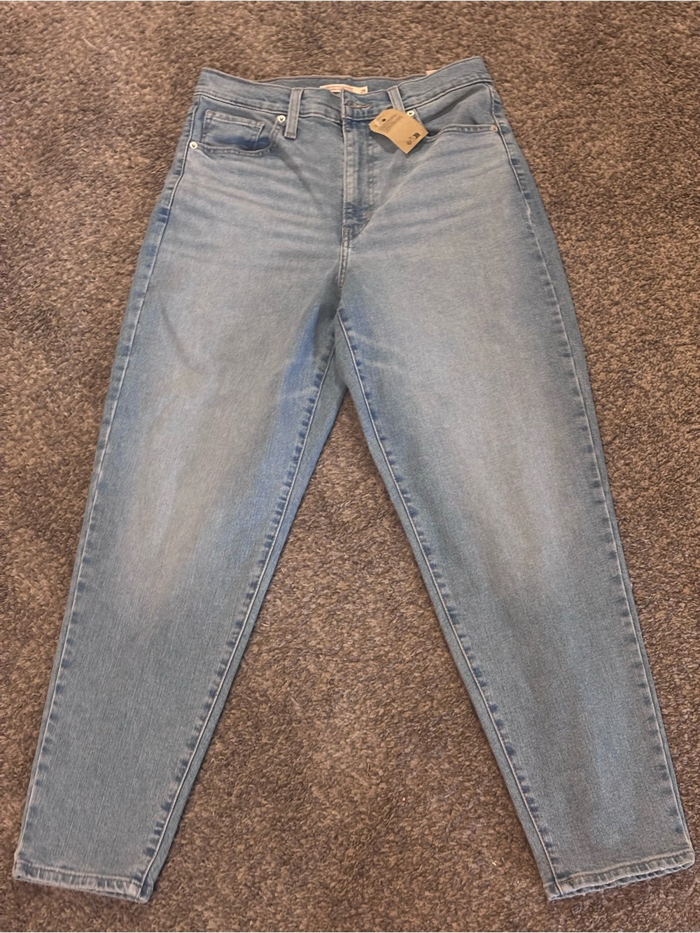 Levi's Light Blue High Rise Women's Mom Jeans